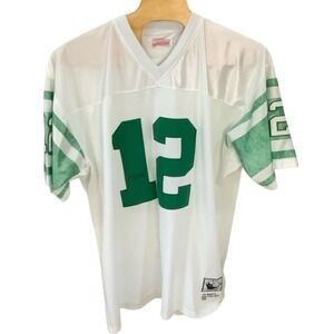 MITCHELL & NESS JOE NAMATH #12 NY JETS JERSEY MENS SIZE 56 1968 THROWBACKS